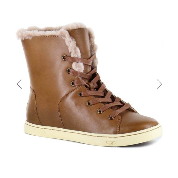 UGG Women's Croft Luxe Quilt Boots: Chestnut - Picture 10 of 10